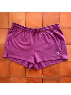 Sz M Champion Women’s Logo Practice Short In Pink Raspberry Delight NWOT
